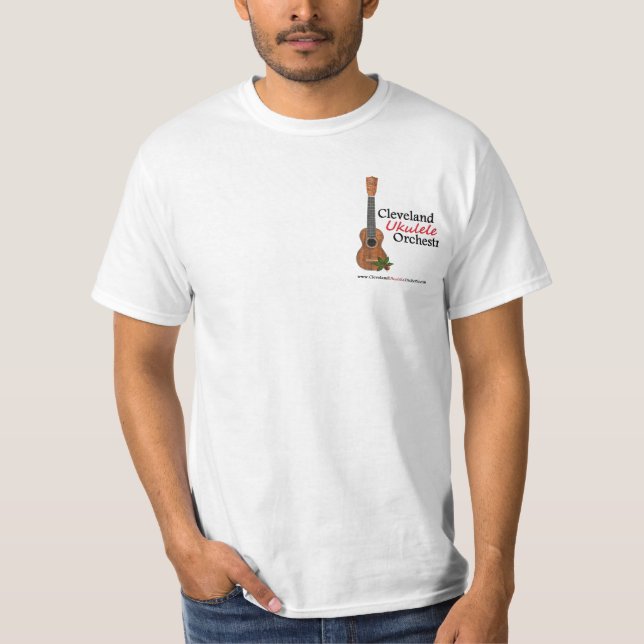 Camiseta Orquestra do Ukulele de Cleveland (Frente)