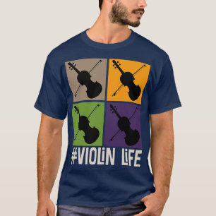Camiseta Orquestra Engraçada da Violin Life