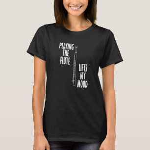 Camiseta Orquestra Flutista Engraçado Orquestra Flute Playe