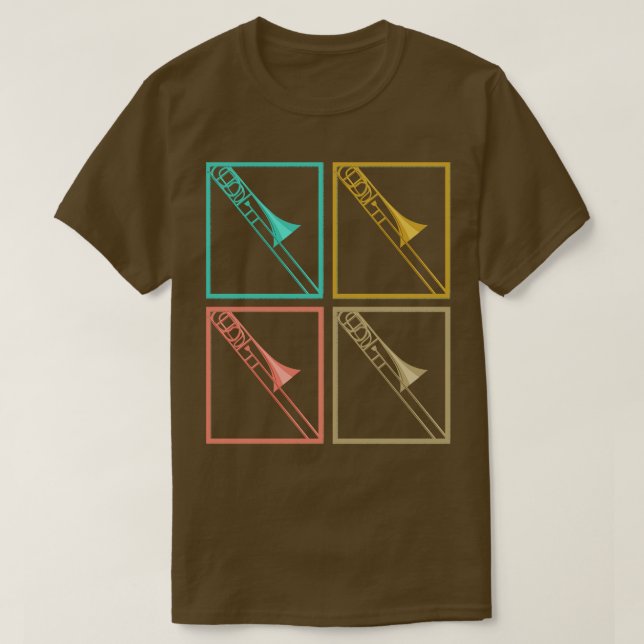 Camiseta Orquestra Musical Presente Trombone (Frente do Design)