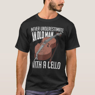 Camiseta Orquestra Musical Reformada por Mens Cellist