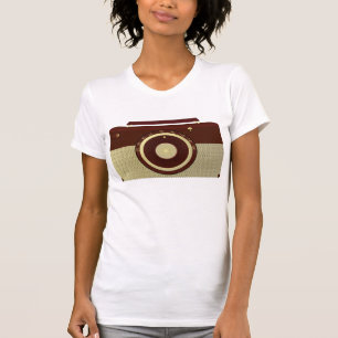 Camiseta Orquestra Retroativa E Rádio Antiquado Dourado