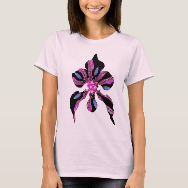 Camiseta orquídea (Frente)