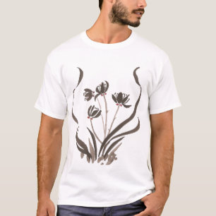 Camiseta orquídea