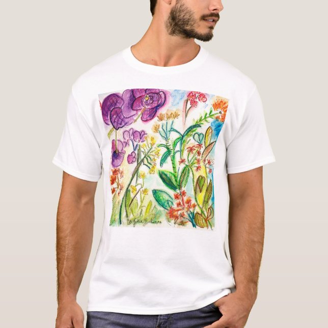 Camiseta Orquídea 8 (Frente)