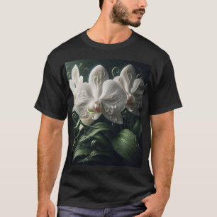 Camiseta Orquídea Branca