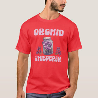Camiseta Orquídea de Plantas Suspeitoras Amigas Orquídeas A