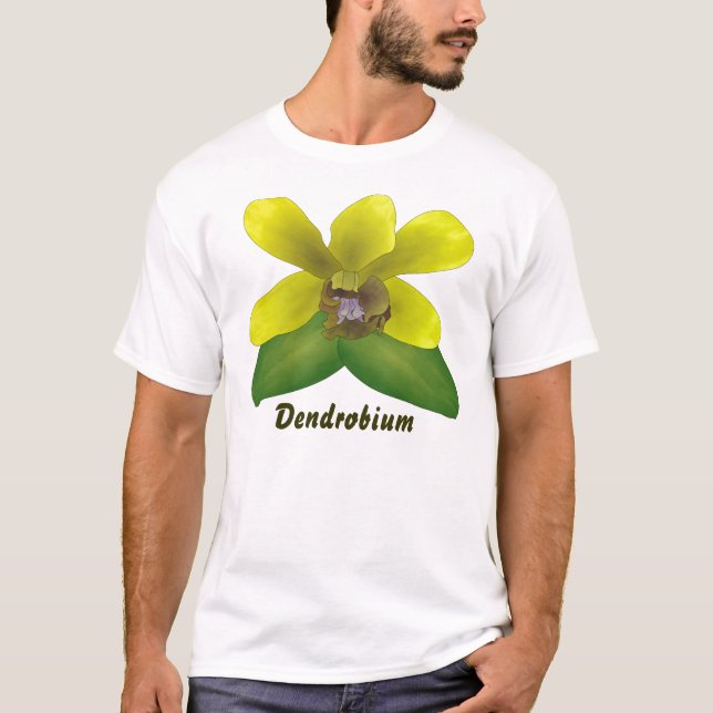 Camiseta Orquídea do Dendrobium (Frente)