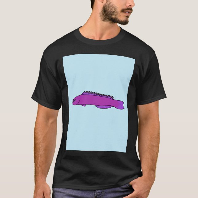 Camiseta Orquídea Dottyback Fish (Frente)