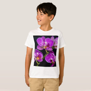 Camiseta Orquídea roxa