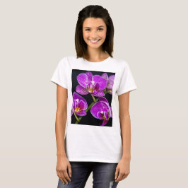 Camiseta Orquídea roxa