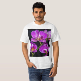 Camiseta Orquídea roxa