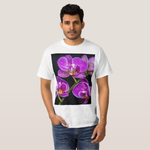 Camiseta Orquídea roxa