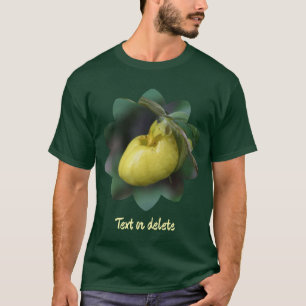 Camiseta Orquídea Sapatinho Amarelo Personalizada