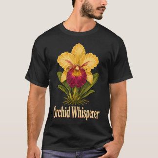 Camiseta Orquídea Vintage Florista Plantas Botânicas