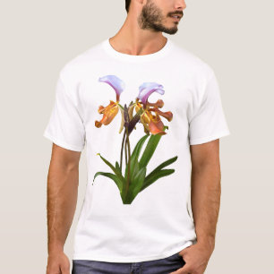 Camiseta Orquídeas Paphiopedilum Interligadas