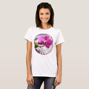 Camiseta Orquídeas Rosa Expectativas em Prata