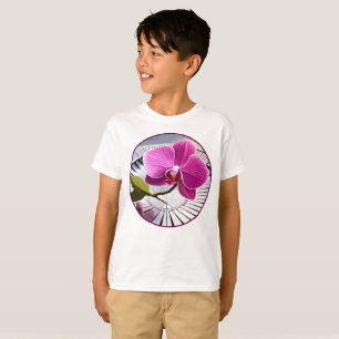 Camiseta Orquídeas Rosa Expectativas em Prata