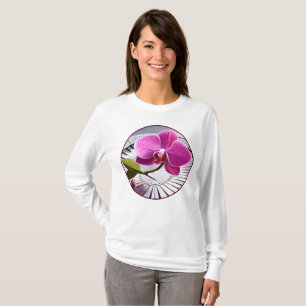 Camiseta Orquídeas Rosa Expectativas em Prata