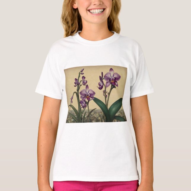 Camiseta orquydeas zapa (Frente)