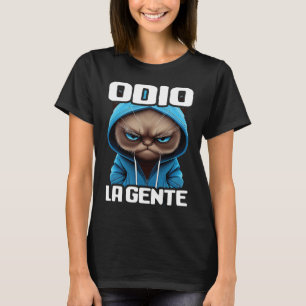 Camiseta Orso Divertente Regalo I Odeio Pessoas Em Ódio La