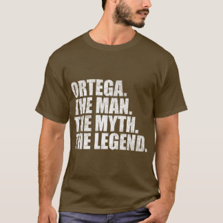 Camiseta Ortega Ortega Nome da família Ortega sobrenome Ort