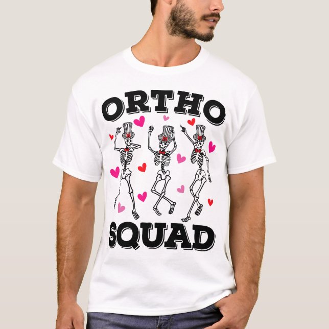Camiseta Orthad Squad Dancing Skeleton Men (Frente)