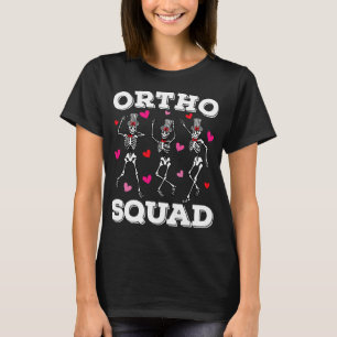 Camiseta Orthad Squad Dancing Skeleton Namorados Mulheres
