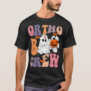 Camiseta Ortho Boo Crew Ghost Pumpkin Orthopedic Funny Hall