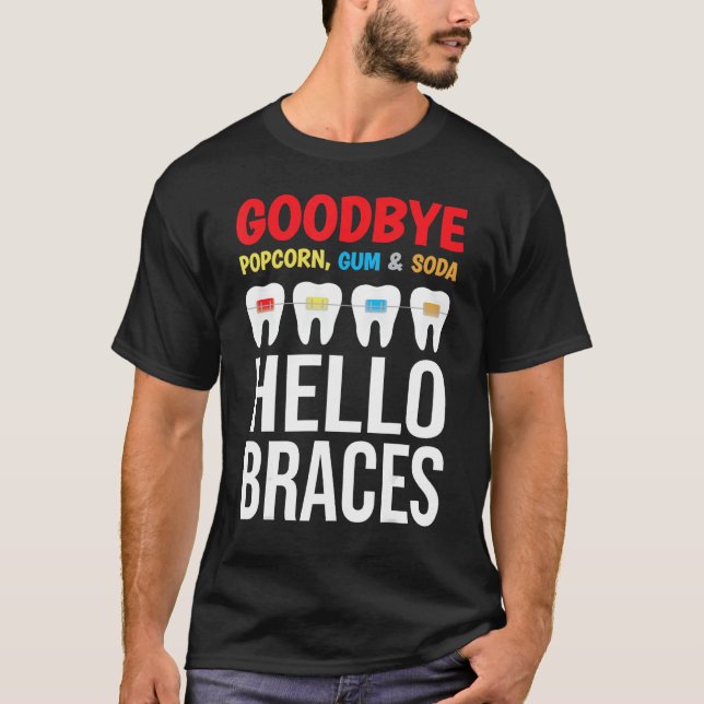Camiseta Orthodontic Hello Braces  Orthodontist Ortho Assis (Frente)