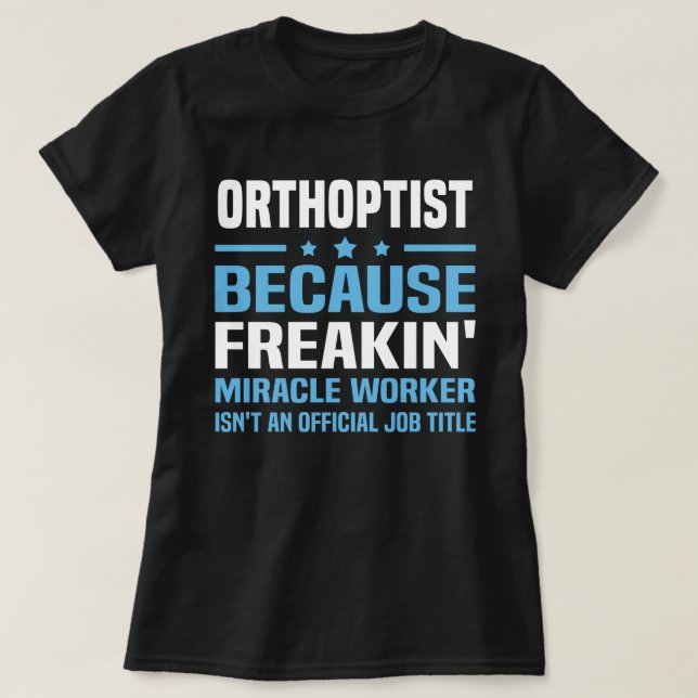 Camiseta Orthoptista (Frente do Design)