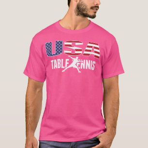 Camiseta Ortod América Mesa da Tênis Lovers Jersey USA Flag