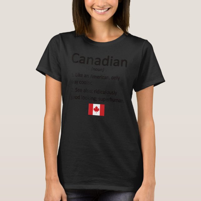 Camiseta Ortod canadense Definition Canada Flag Canadian Ro (Frente)
