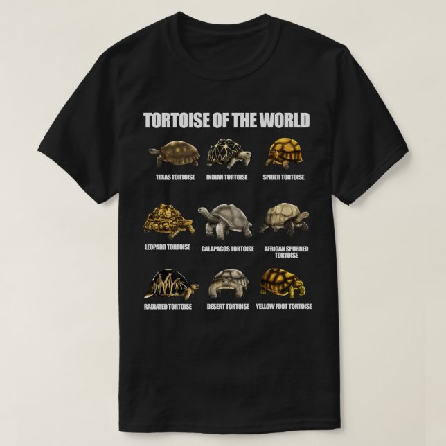Camiseta Ortos Do Animal Educativo Da Terra Mundial (Frente do Design)