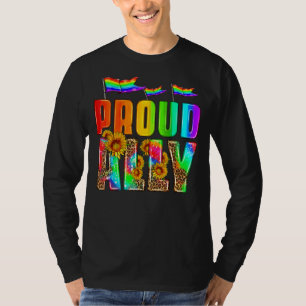 Camiseta Orud Ally Rainbow Flag Heart Lgbtq Gay E Lesbia