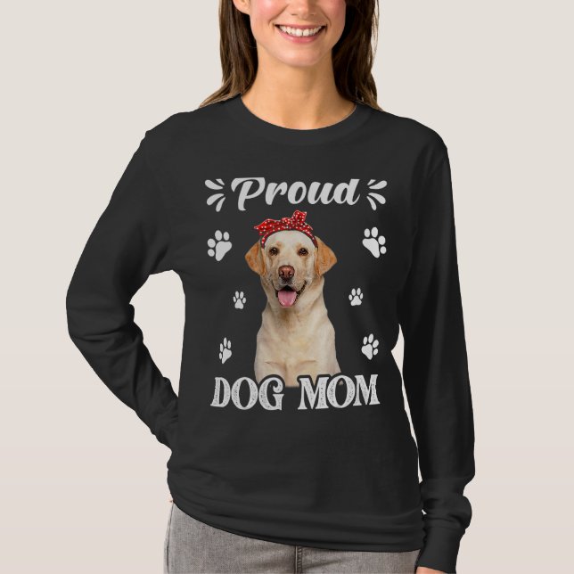 Camiseta Orud Labrador Cachorro Mãe Dia de as mães 1 (Frente)