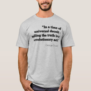 Camiseta Orwell - big brother & revolução