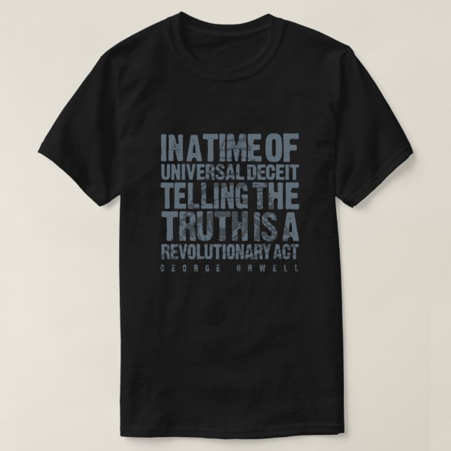 CAMISETA ORWELLIAN TRUTH (Frente do Design)