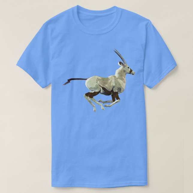 Camiseta Oryx Antelope em Execução (Frente do Design)