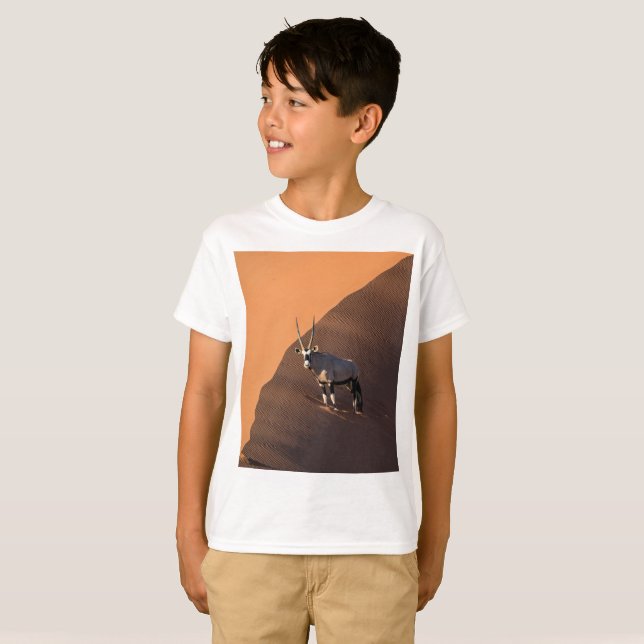 Camiseta Oryx na borda, Namíbia (Frente Completa)