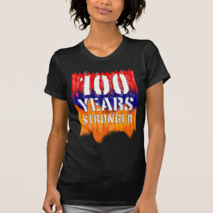 Camiseta Os 100 anos o t-shirt de mulheres arménias mais