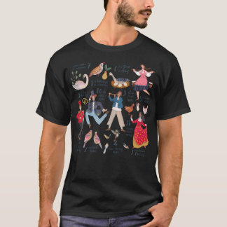 Camiseta Os 12 Dias Da Música De Natal