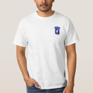 Camiseta os 173rd veteranos da brigada transportada por via