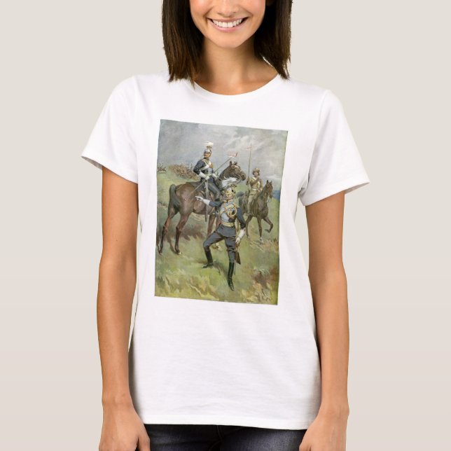 Camiseta Os 2øs lanceiros - exército britânico (Frente)