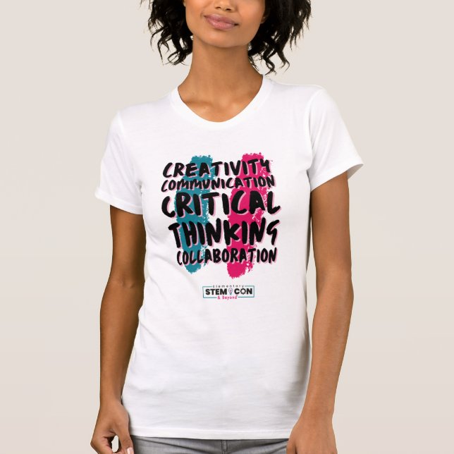 Camiseta Os 4 C do STEM (Frente)