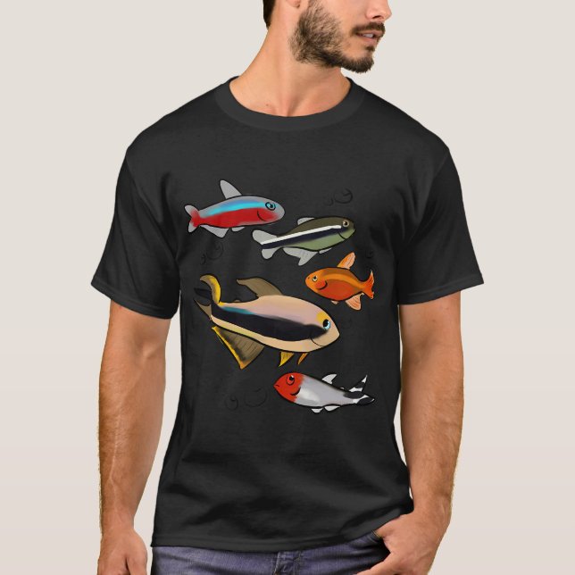 Camiseta Os 5 Tetras (Frente)