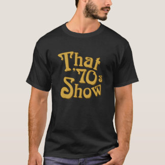 Camiseta Os 70 anos mostram o Ajustado relaxado