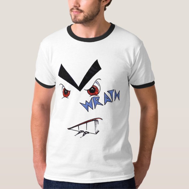 Camiseta Os 7 Pecados Mortais — Ira (Frente)