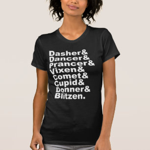Camiseta Os 8 Renegentes do Papai Noel Feriado de Natal