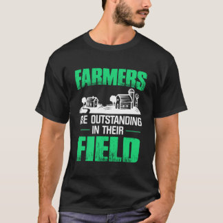 Camiseta Os Agricultores Estão Em Pé No Seu Campo